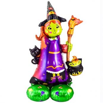 Шар фигура "Хэллоуин Ведьма"