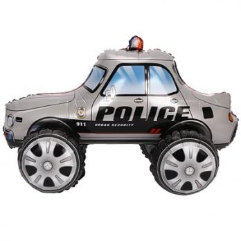 Шар фигура "Машина Полиции серая"
