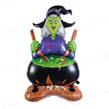 Шар фигура "Ведьма с зельем" Шар фигура "Ведьма с зельем"