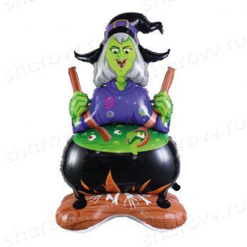 Шар фигура "Ведьма с зельем" Шар фигура "Ведьма с зельем"