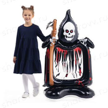 Шар фигура "Смерть с косой"