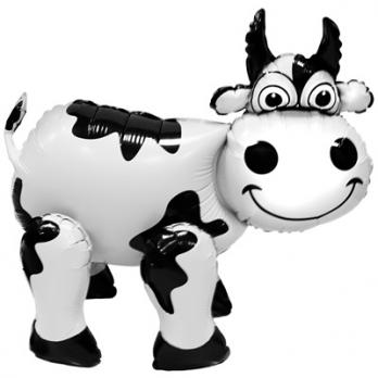 Шар фигура "Корова черно-белая"