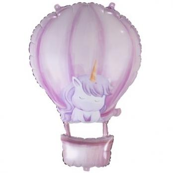 Шарик фигура "Единорог на воздушном шаре"