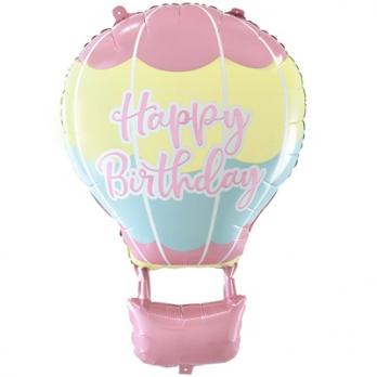 Шарик фигура "Happy Birthday Воздушный шар"