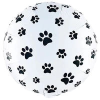 Шар круг "Котики Лапки"