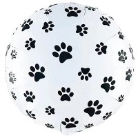 Шар круг "Котики Лапки"