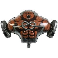 Шар фигура "Медведь Качок"