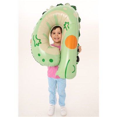 Шар цифра "4 Зоопарк Крокодил"