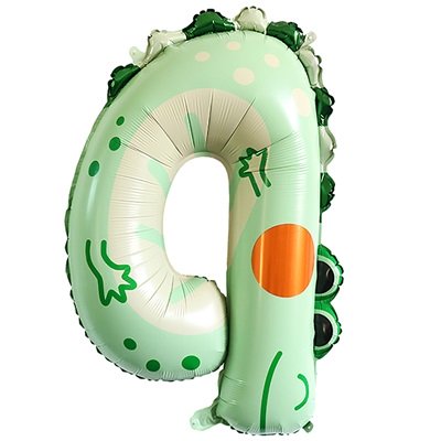 Шар цифра "4 Зоопарк Крокодил"