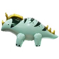 Шар фигура "Динозавр мятный"