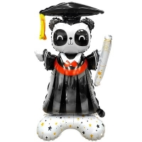 Шар фигура "Панда Выпускник"