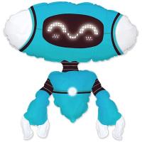 Шар фигура "Робот синий"