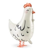 Шар ходячий "Курица белая"