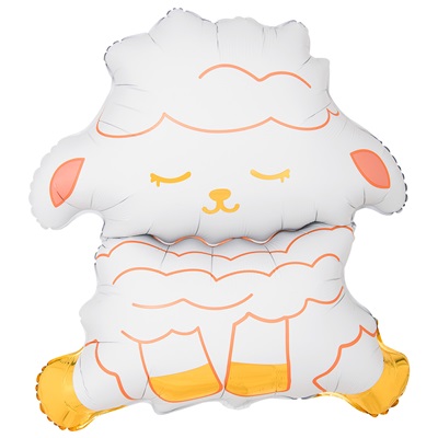 Шар фигура "Овечка белая милая"