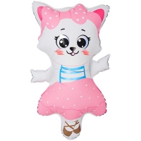 Шар фигура "Кошка танцующая"