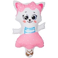 Шар фигура "Кошка танцующая"