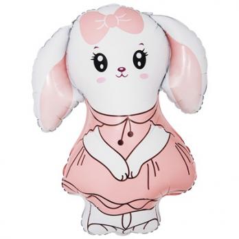Шар фигура "Зайка в платье розовом" Шар фигура "Зайка в платье розовом"