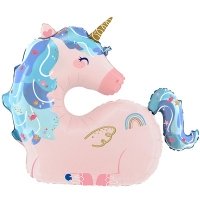 Шар фигура "Единорог морской"