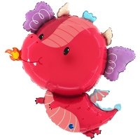 Шар фигура "Забавный дракон"