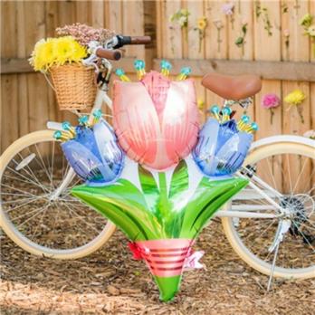 Шар фигура "Тюльпаны Букет" Шар фигура "Тюльпаны Букет"