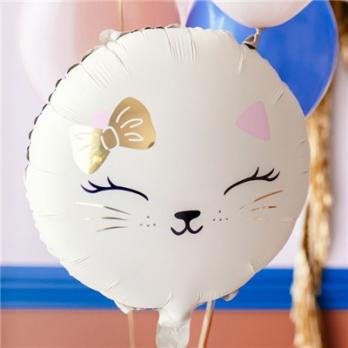 Шар круг "Киска с бантиком" Шар круг "Киска с бантиком"