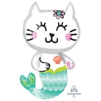 Шар фигура "Кошка-русалка"