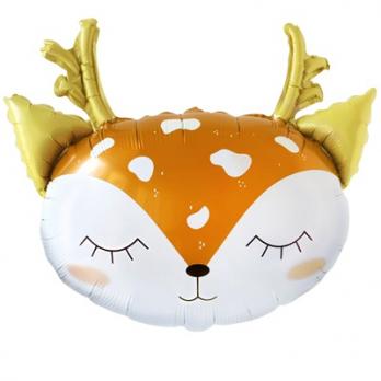 Шар фигура "Олень золотые рога" Шар фигура "Олень золотые рога"