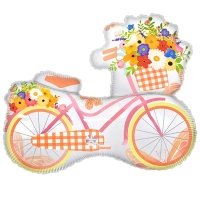 Шар фигура "Велосипед с цветами"