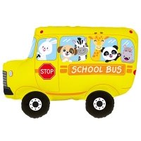 Шар фигура "Школьный автобус"