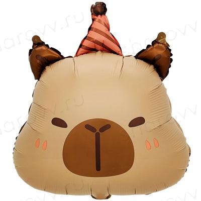 Шар фигура "Капибара в колпаке"