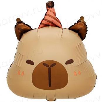 Шар фигура "Капибара в колпаке" Шар фигура "Капибара в колпаке"