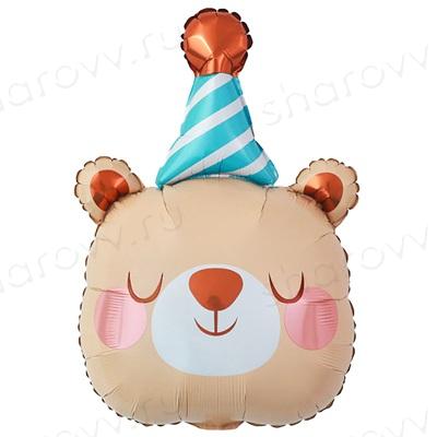 Шар фигура "Мишка спящий в колпаке"