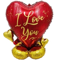 Шар сердце "Сердце I LOVE YOU"