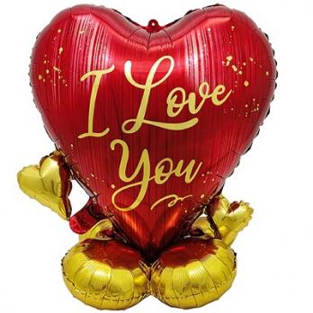 Шар сердце "Сердце I LOVE YOU"