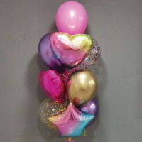 Фонтан из шаров "Градиентный"