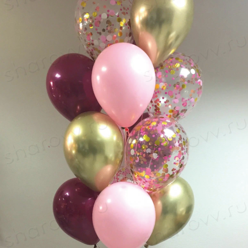 Фонтан из шариков "Модный"