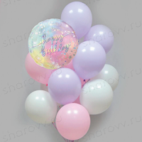 Букет из шаров "Северное сияние"