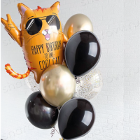 Букет из шаров "Трендовый Кот"