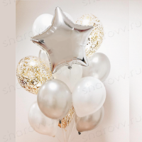 Букет из шаров "Звёздный ореол"