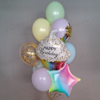 Фонтан из шаров "Воздушный маффин"