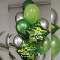 Фонтан из шаров "Дембель. Ты дома!"