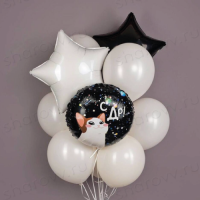 Облако из шаров "С ДР, котик! "