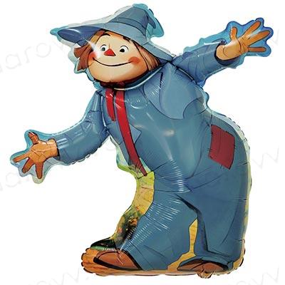 Шар фигура "Волшебник изумрудного города Страшила"