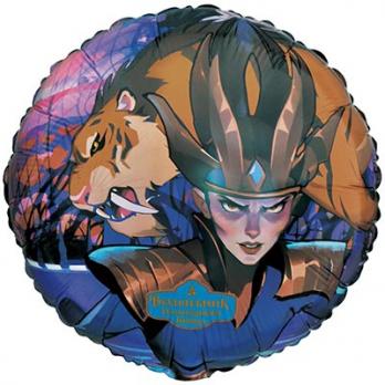 Шар круг фольга "Волшебник Изумрудного Города Зло"