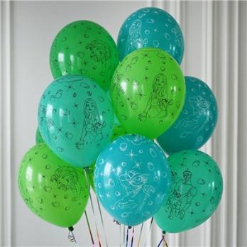 Шары латекс "Волшебник Изумрудного Города"
