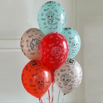 Шары латекс "Домовенок Кузя"