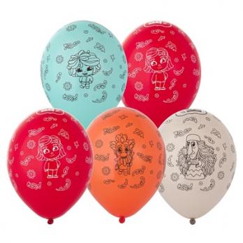 Шары латекс "Домовенок Кузя"