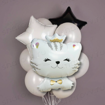 Облако из шаров "Милому котёнку" Облако из шаров "Милому котёнку"