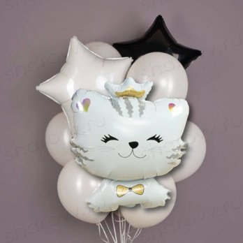 Облако из шаров "Милому котёнку" Облако из шаров "Милому котёнку"
