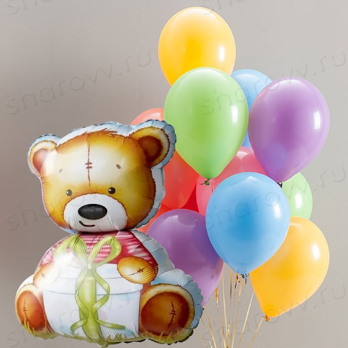 Сет из шаров "Милый медвежонок"